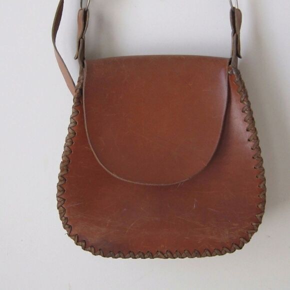 Handmade Leather Bag Crossbody Equestrian - Picture 1 of 8
